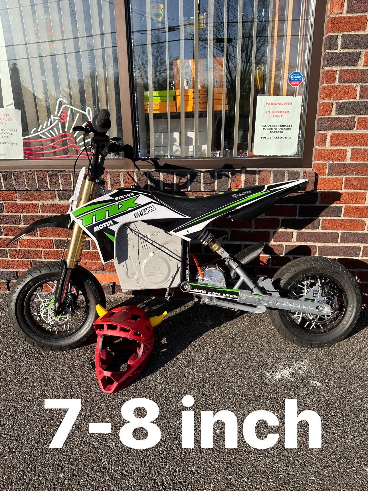 Bolt on extended swingarm